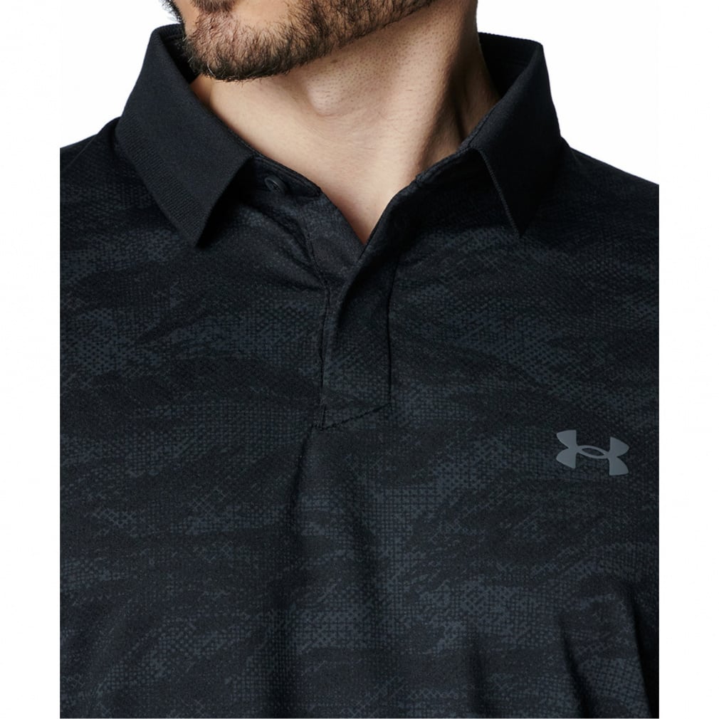 UNDER ARMOUR Men's Golf Wear UA Drive Chill Print Polo 1389597