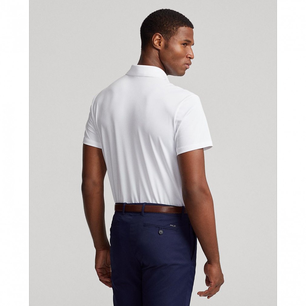 RALPH LAUREN Men's Golf Wear Custom Slim Fit Polo Bear Polo Shirt FW23-2244