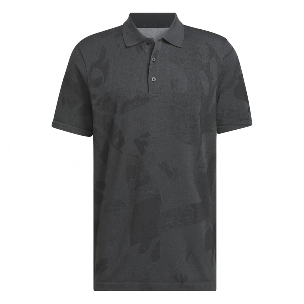 adidas Men's Golf Wear GO-TO PRIMEKNIT Side Seamless Short Sleeve Polo JTX79