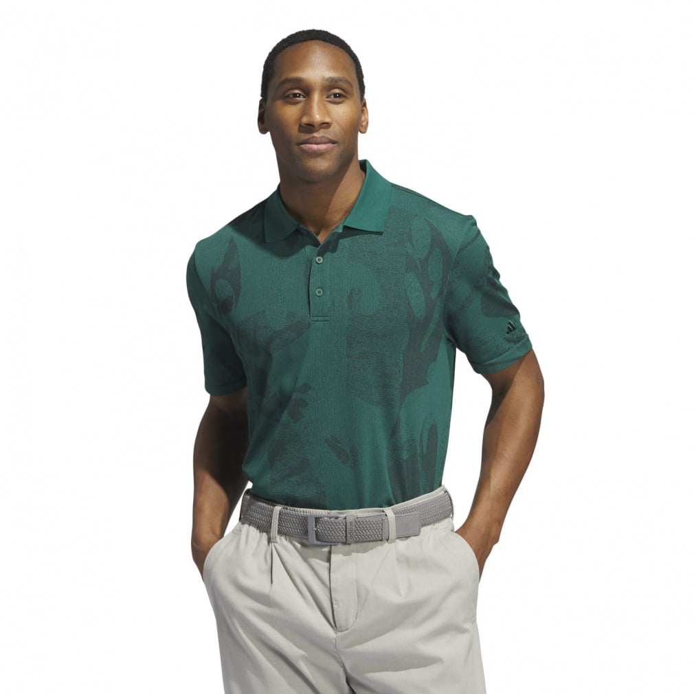 adidas Men's Golf Wear GO-TO PRIMEKNIT Side Seamless Short Sleeve Polo JTX79