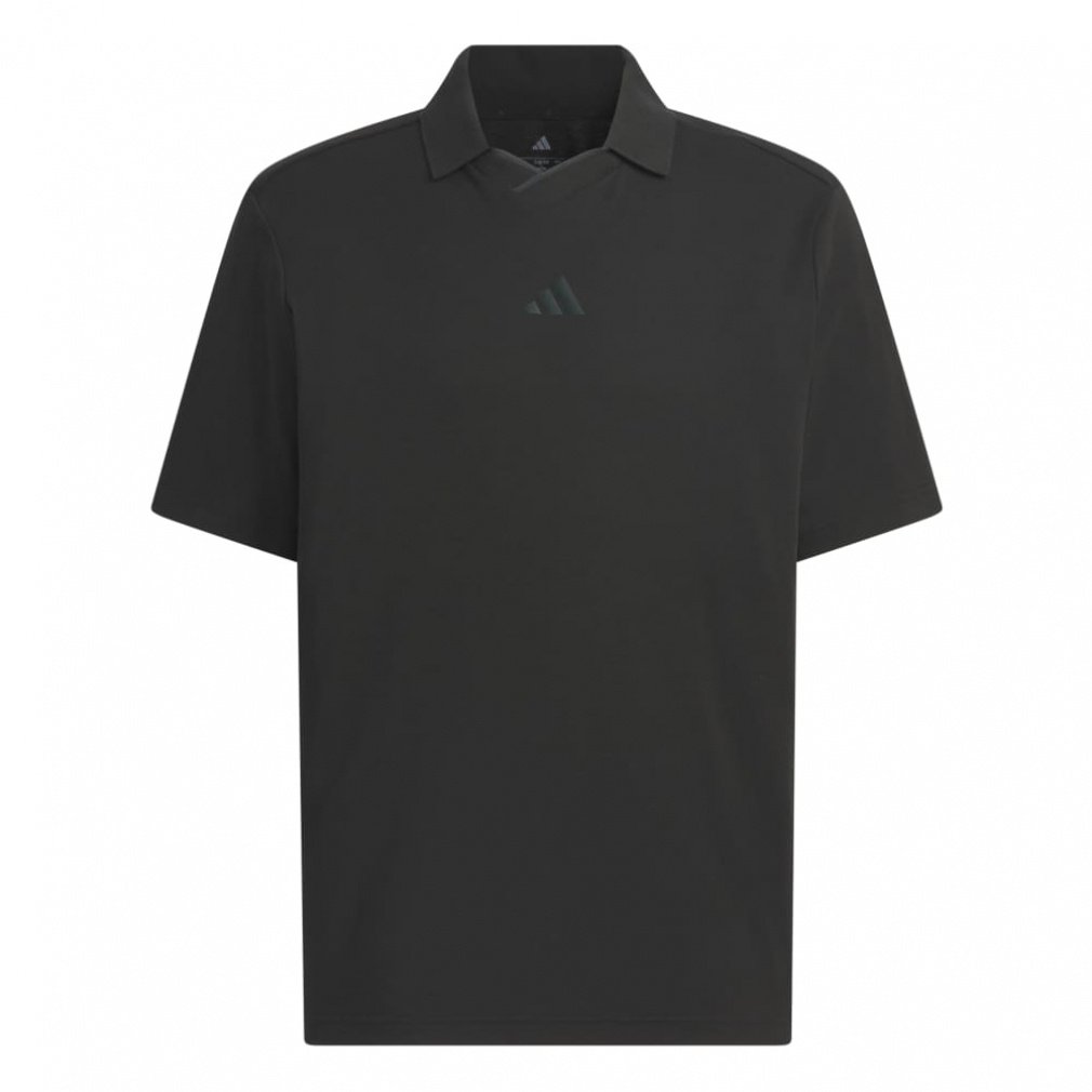adidas Men's Golf Wear Beyond The Course Twist Knit Skipper Collar Short Sleeve Polo Shirt JN1249