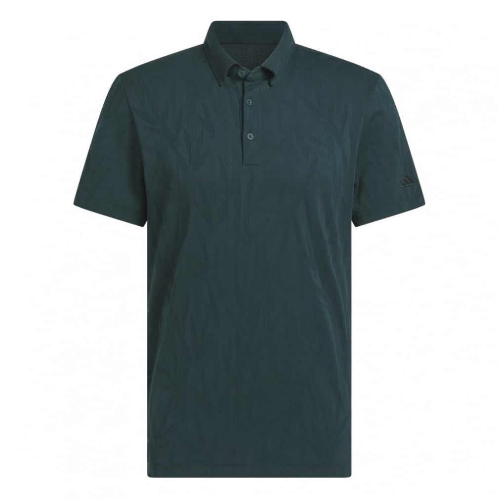 adidas Men's Golf Wear Beyond The Course Bamboo Jacquard Short Sleeve Shirt JL7890