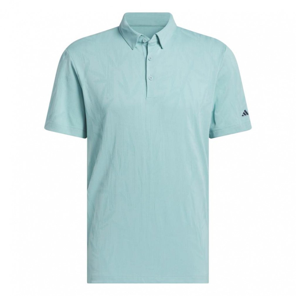 adidas Men's Golf Wear Beyond The Course Bamboo Jacquard Short Sleeve Shirt JL7890