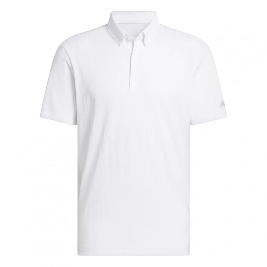 adidas Men's Golf Wear Beyond The Course Bamboo Jacquard Short Sleeve Shirt JL7890