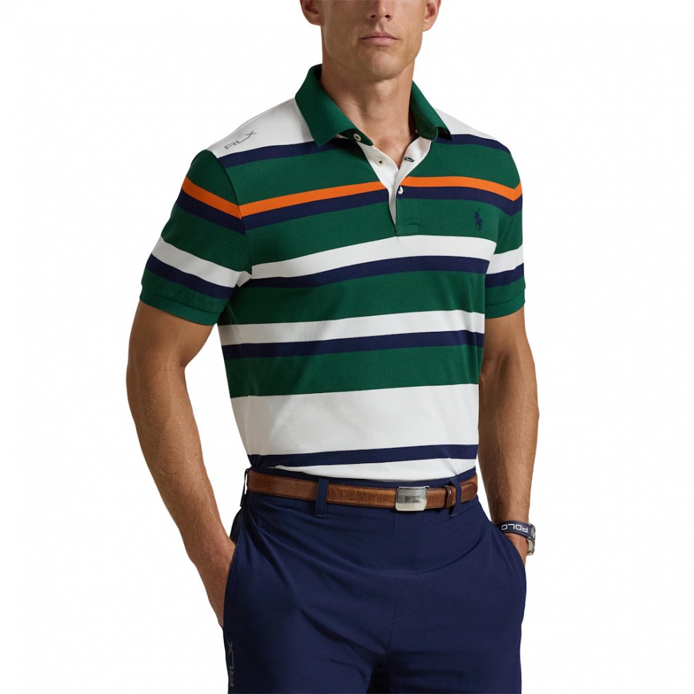 RALPH LAUREN Men's Golf Wear Tailored Fit Performance Polo Shirt FW24-2217
