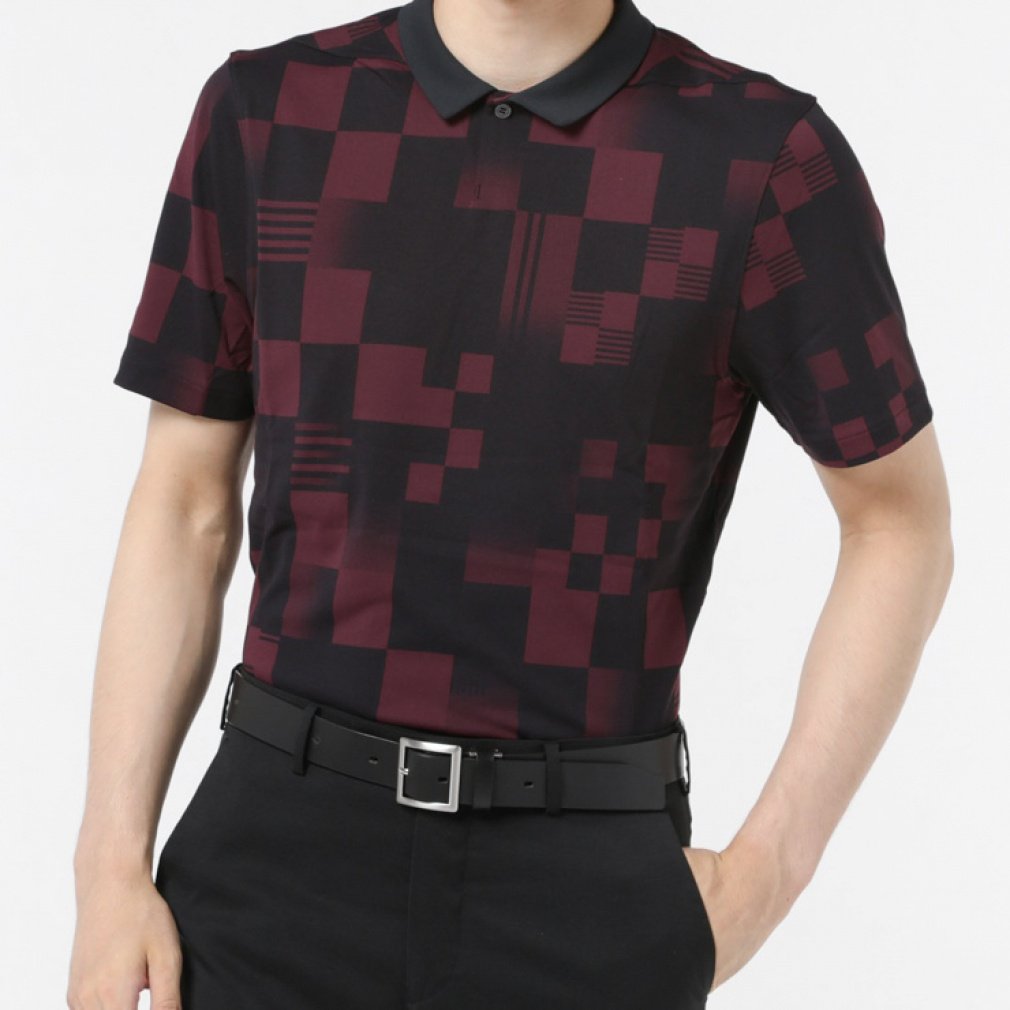 UNDER ARMOUR Men's Golf Wear Curry Print Polo 1379734