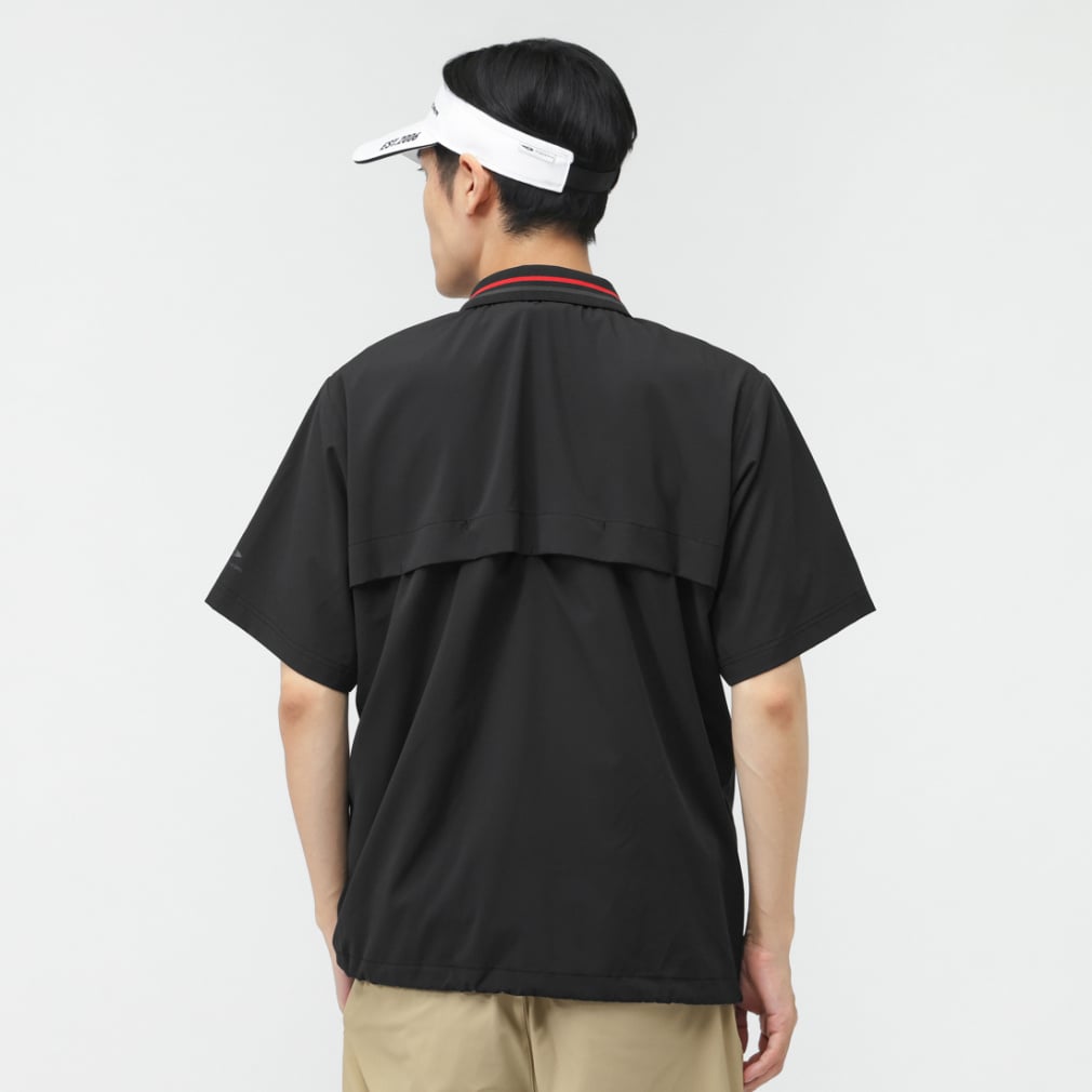 TIGORA Men's Golf Wear Water Repellent Short Sleeve Windbreaker TR-1W1685Z