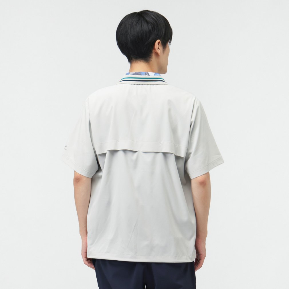 TIGORA Men's Golf Wear Water Repellent Short Sleeve Windbreaker TR-1W1685Z