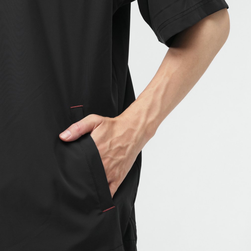 TIGORA Men's Golf Wear Water Repellent Short Sleeve Windbreaker TR-1W1685Z