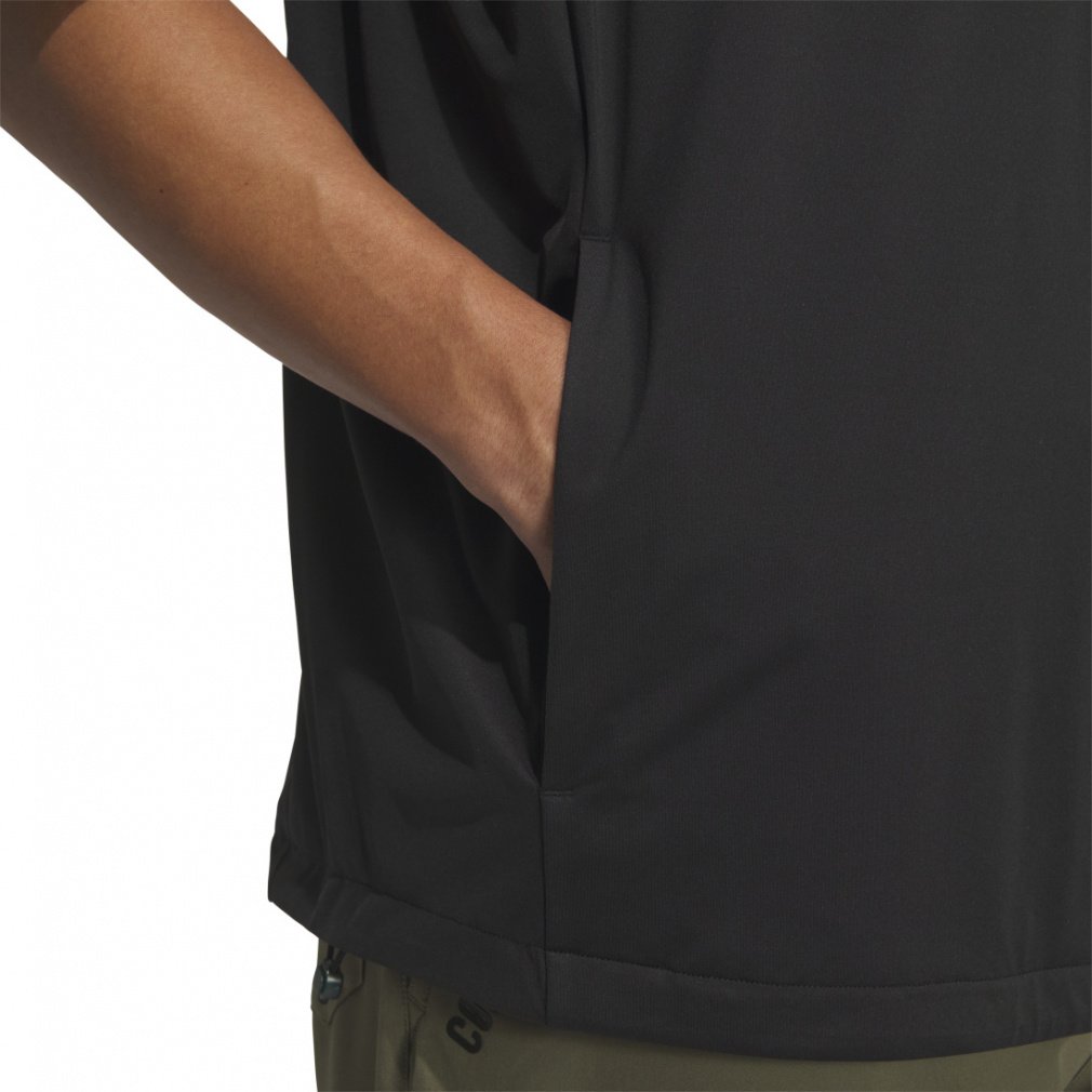 adidas Men's Golf Wear Code Chaos Half-Zip Short Sleeve Windbreaker UV105