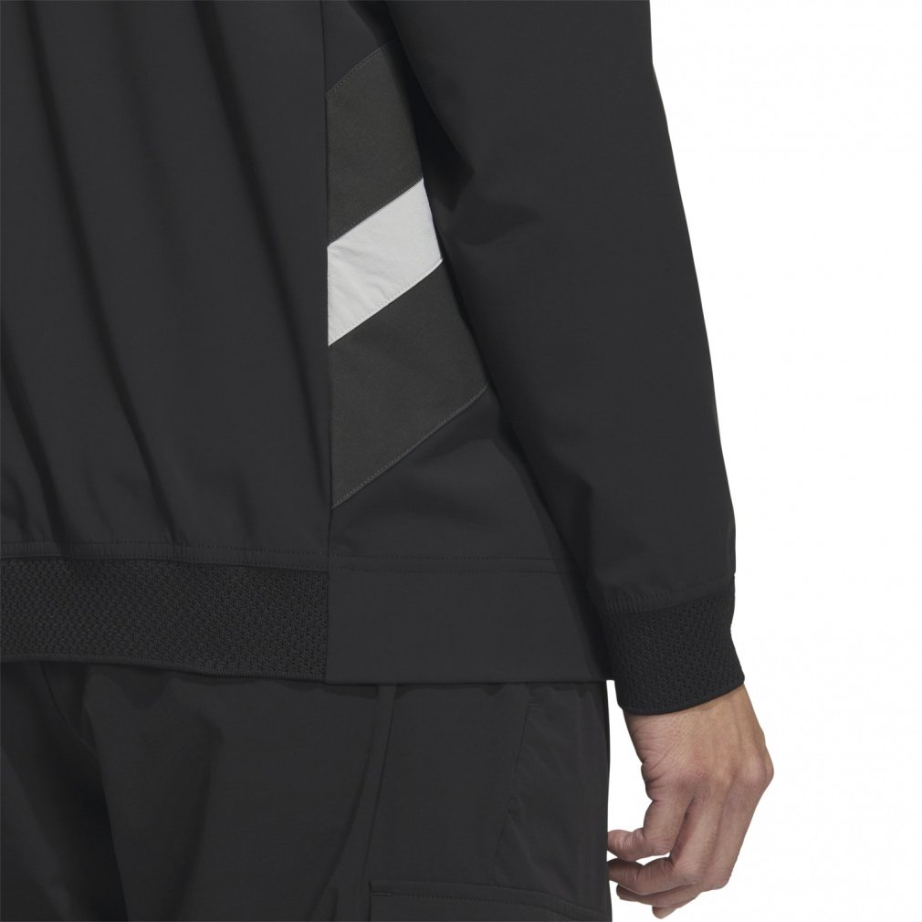 adidas Men's Golf Wear Beyond The Course Water-Repellent Ripstop Half-Zip Long Sleeve Hoodie KTN41