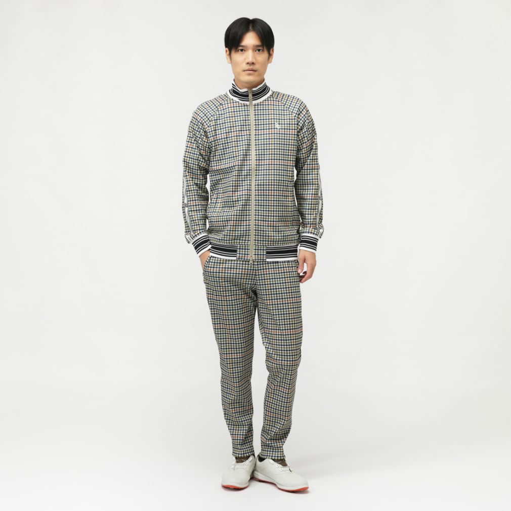 PEARLY GATES Men's Golf Wear Poly Stretch Mesh Gunclub Check Pattern 0535220917