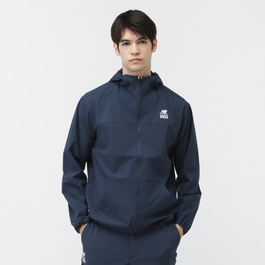 new balance Men's Golf Wear FULL ZIP WIND HOODIE 0125220007