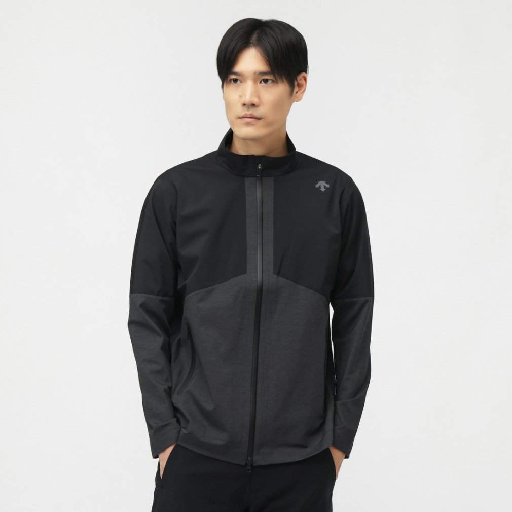 DESCENTE GOLF Men's Golf Wear Mu-Sew (Seamless) Full-Zip Jacket DG5FJK01M