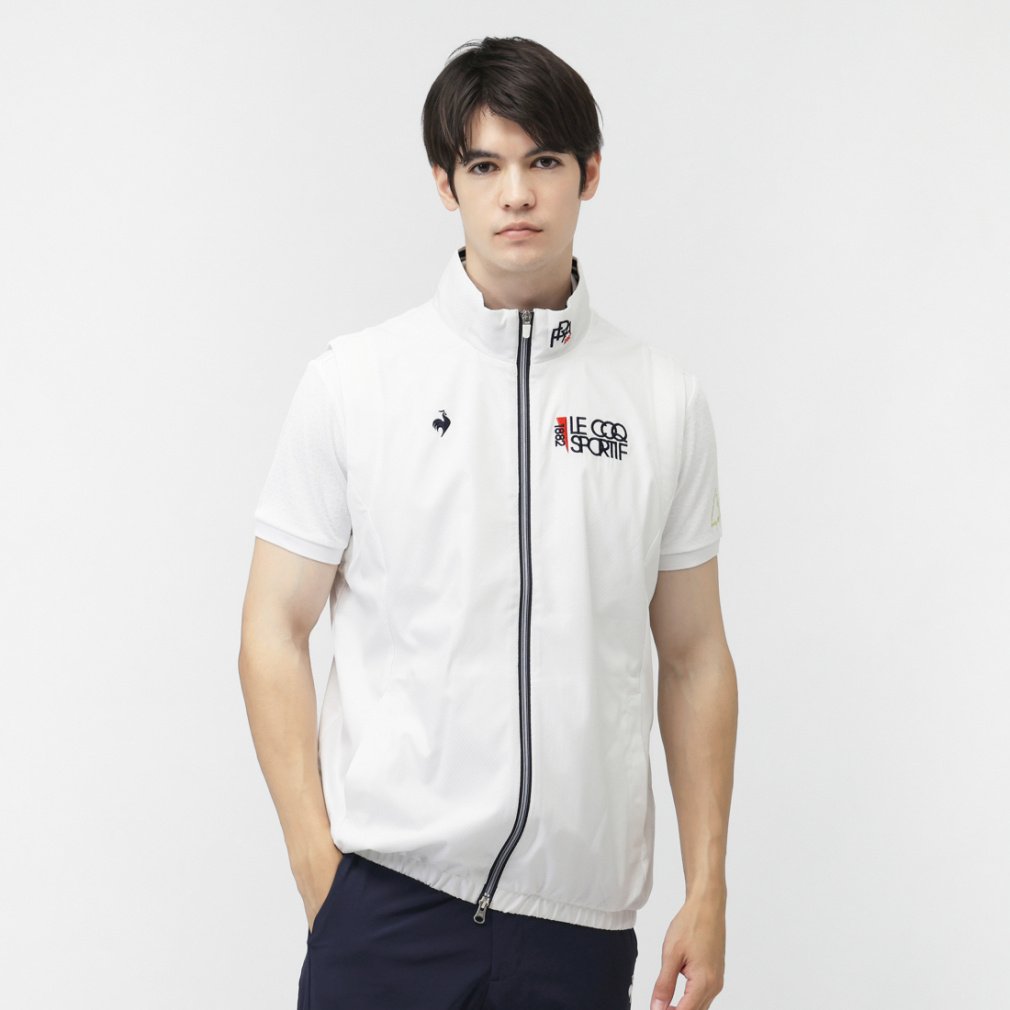 le coq sportif golf Men's Golf Wear Heat Navi 2-Way Blouson LG5FWB00M