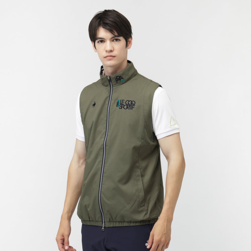 le coq sportif golf Men's Golf Wear Heat Navi 2-Way Blouson LG5FWB00M