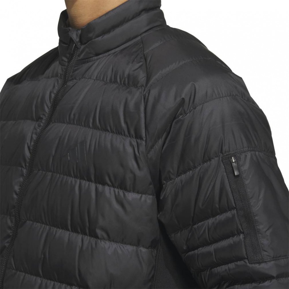 adidas Men's Golf Wear Full-Zip Down Jacket with Arm Pocket JVU96