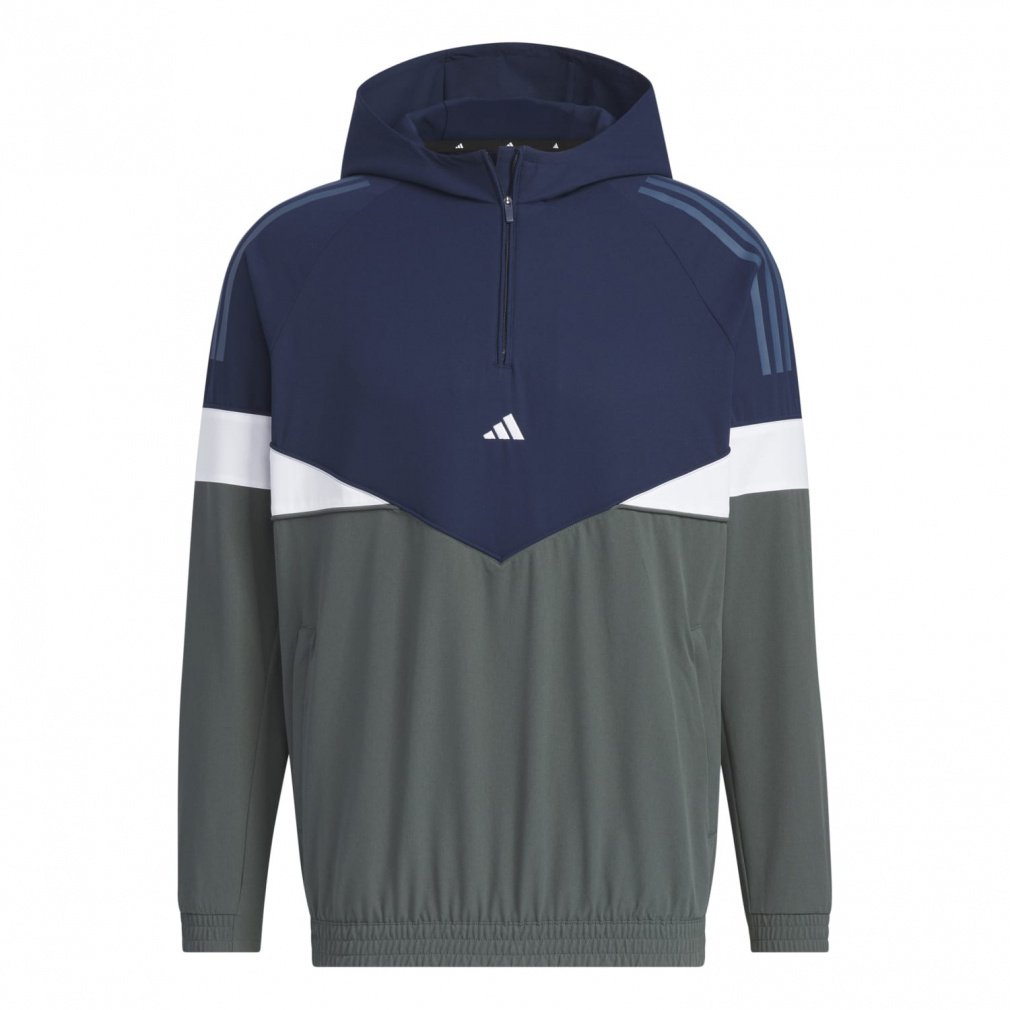 adidas Men's Golf Wear Archive Design Side Zip Long Sleeve Hoodie JSC10