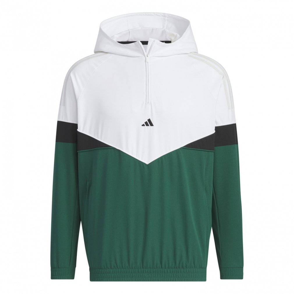adidas Men's Golf Wear Archive Design Side Zip Long Sleeve Hoodie JSC10