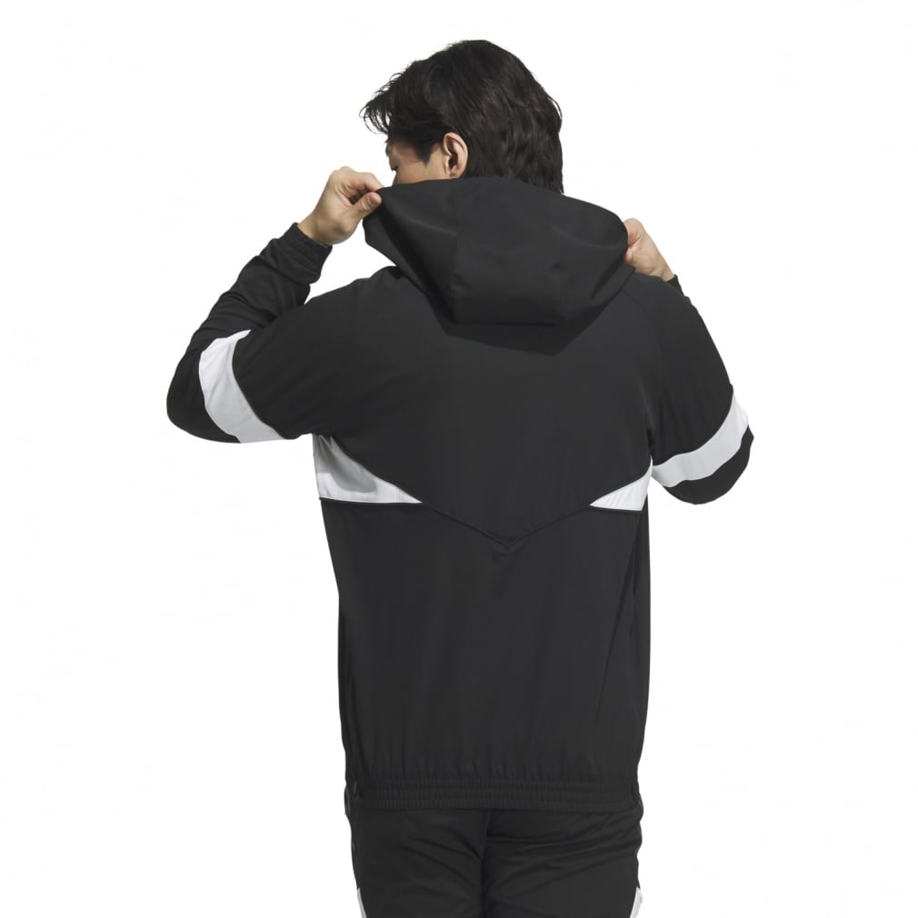 adidas Men's Golf Wear Archive Design Side Zip Long Sleeve Hoodie JSC10