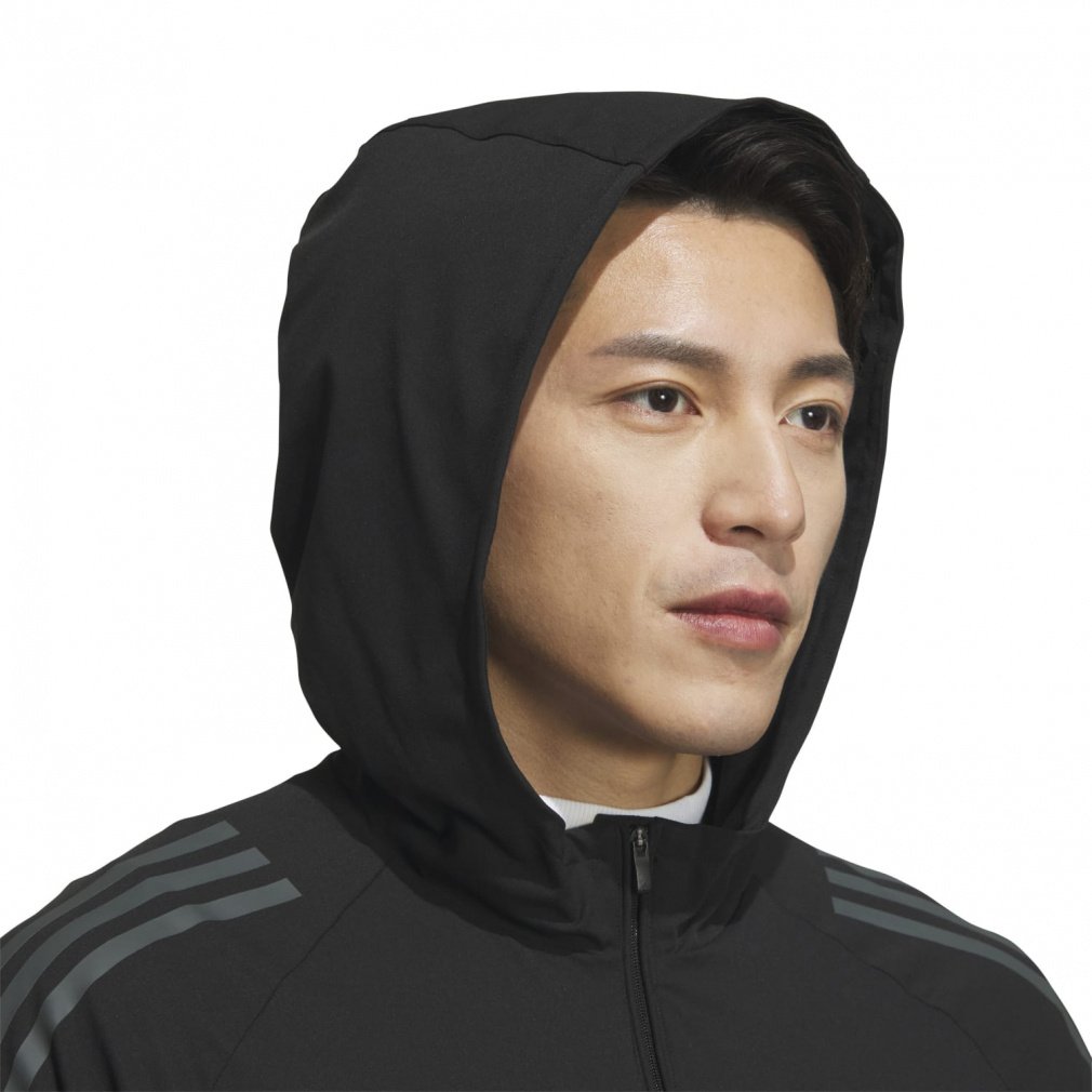 adidas Men's Golf Wear Archive Design Side Zip Long Sleeve Hoodie JSC10