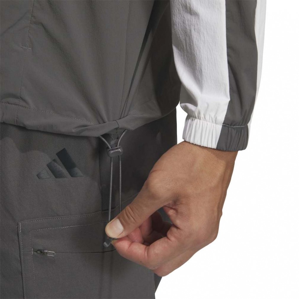 adidas Men's Golf Wear Beyond The Course Water-Repellent Colorblock Anorak JUW87