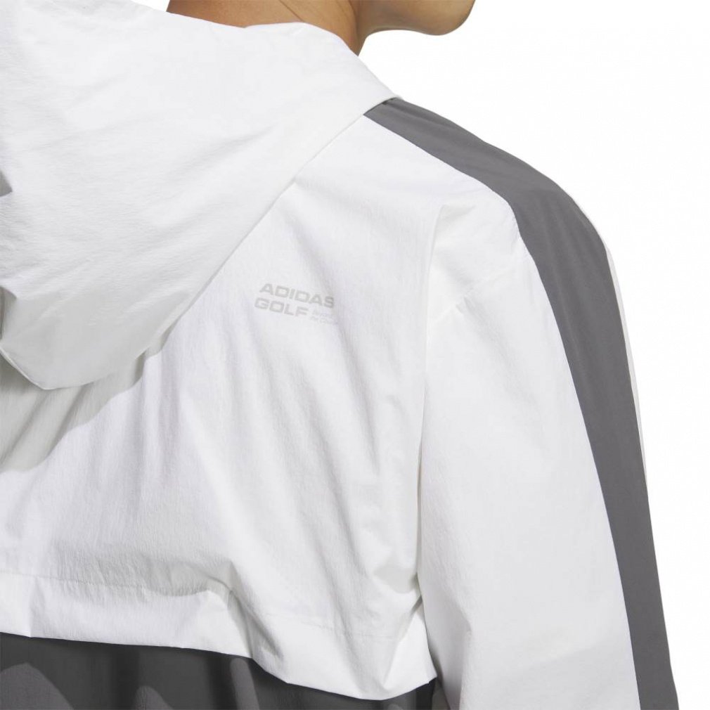 adidas Men's Golf Wear Beyond The Course Water-Repellent Colorblock Anorak JUW87