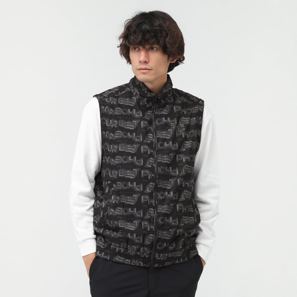 PING Men's Golf Wear 2WAY Dot Gradation Stand Blouson 6215220801