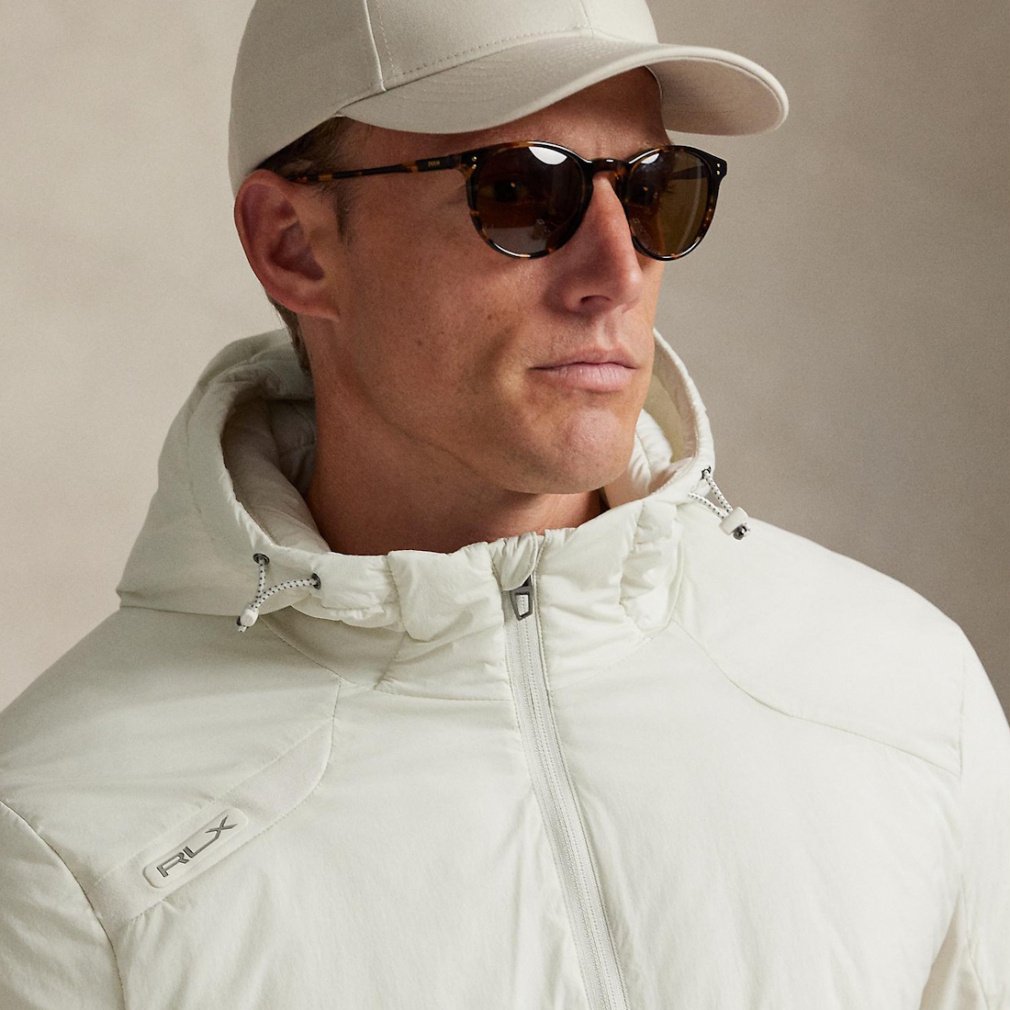 RALPH LAUREN Men's Golf Wear Hooded Half-Zip Jacket FW25-2001