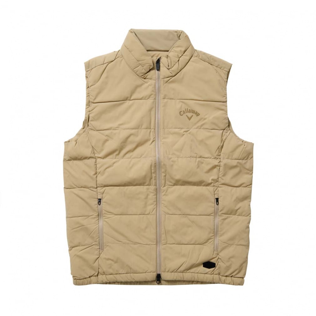 Callaway Men's Golf Wear Stretch Nylon Plain Down Vest C25216141