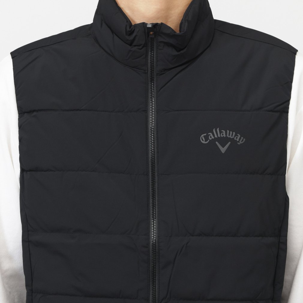Callaway Men's Golf Wear Stretch Nylon Plain Down Vest C25216141