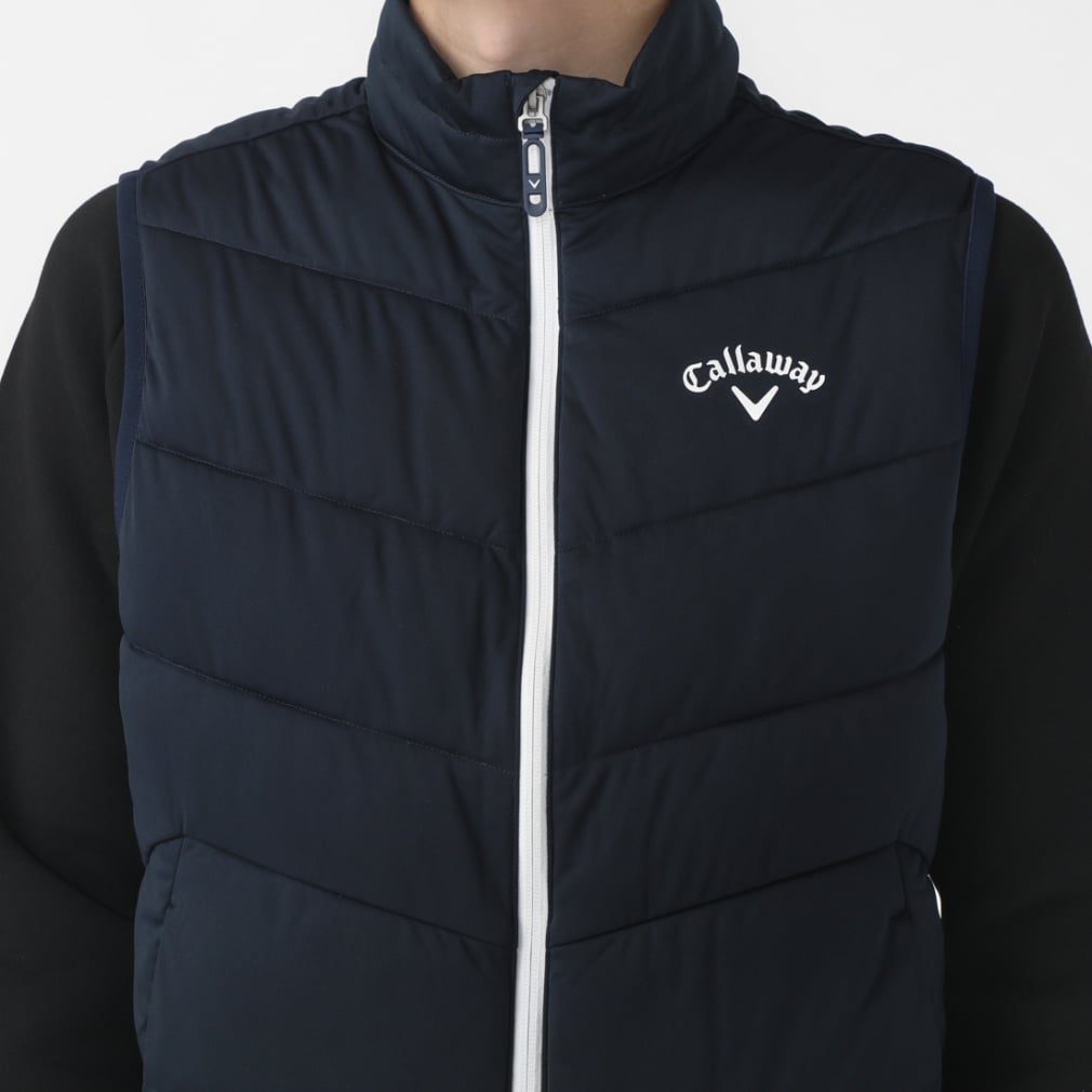 Callaway Men's Golf Wear Star Stretch Full Zip Padded Vest C24216100