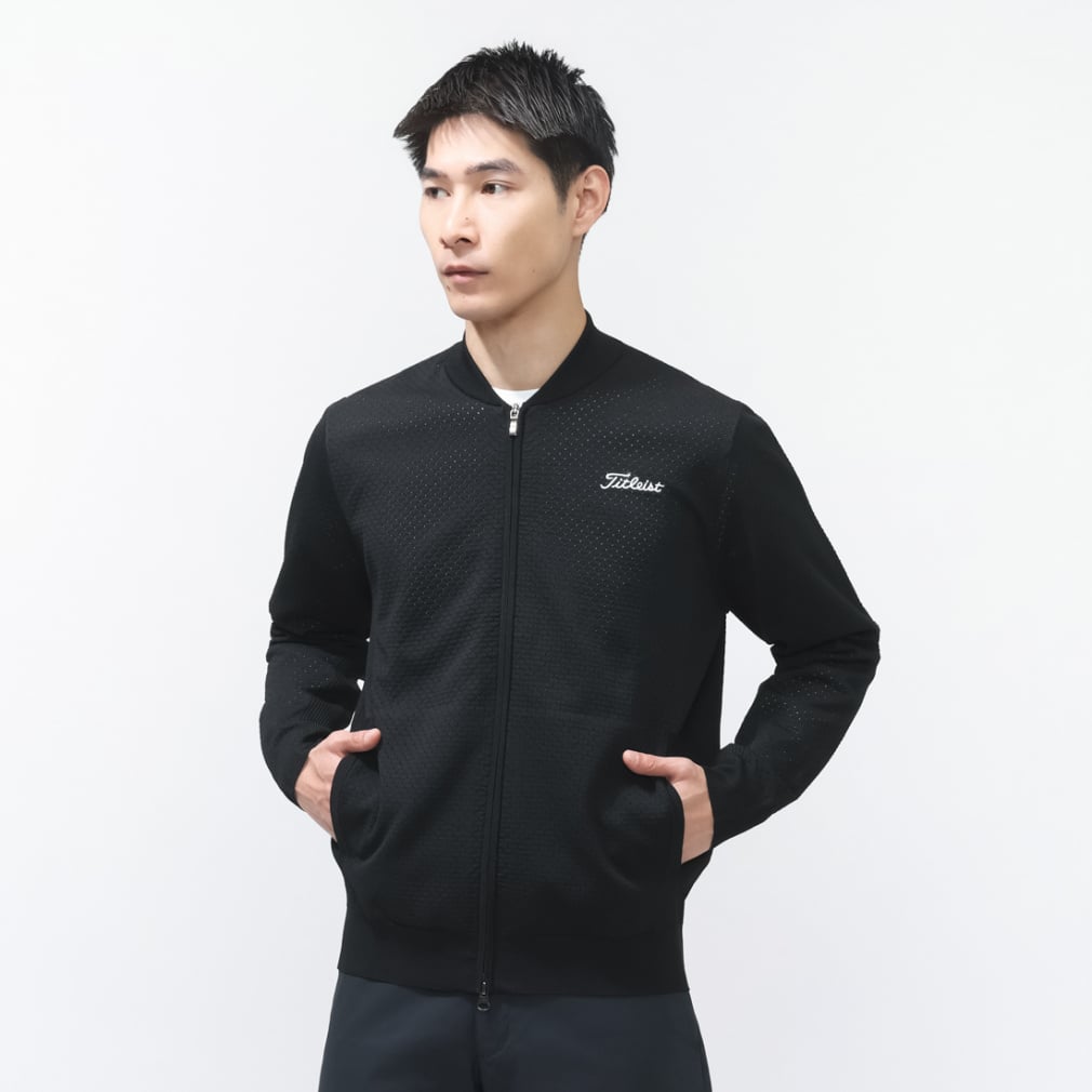 Titleist Men's Golf Wear Full Zip Knit TMPMK130J 6665899896