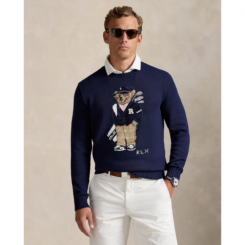 RALPH LAUREN Men's Golf Wear Polo Bear Performance Sweater FW25-2060