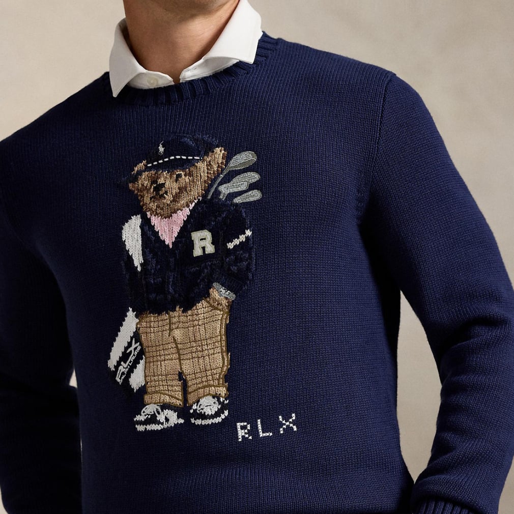 RALPH LAUREN Men's Golf Wear Polo Bear Performance Sweater FW25-2060