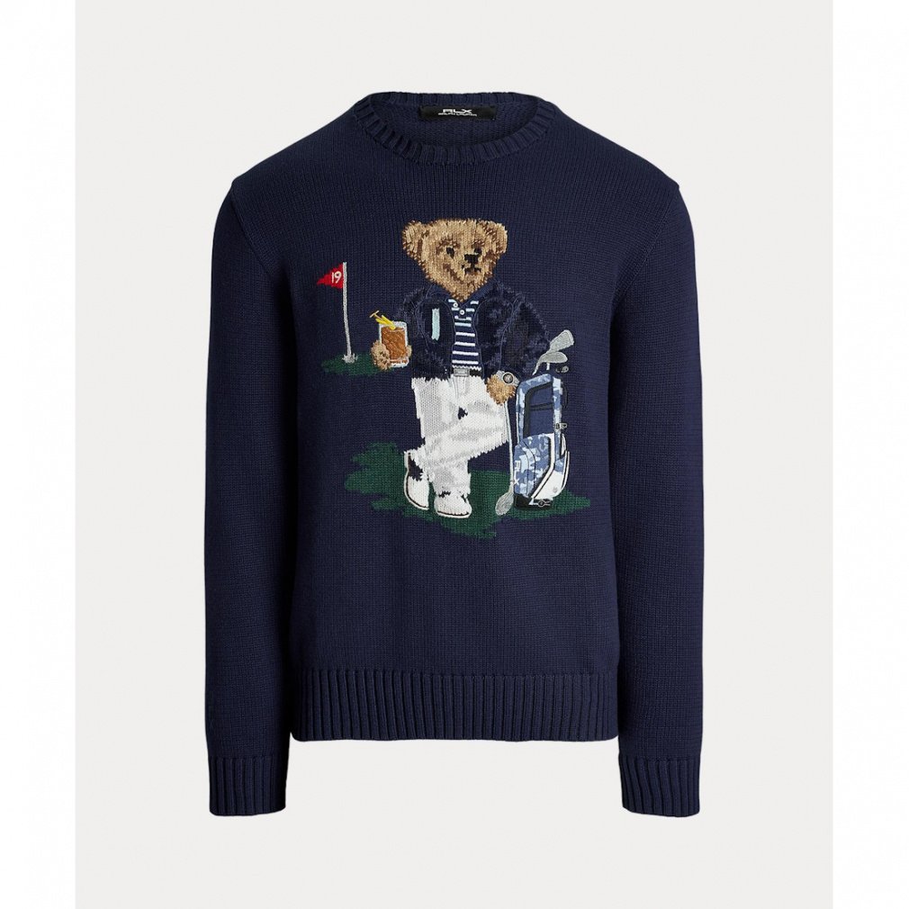 RALPH LAUREN Men's Golf Wear Polo Bear Performance Sweater FW24-2111