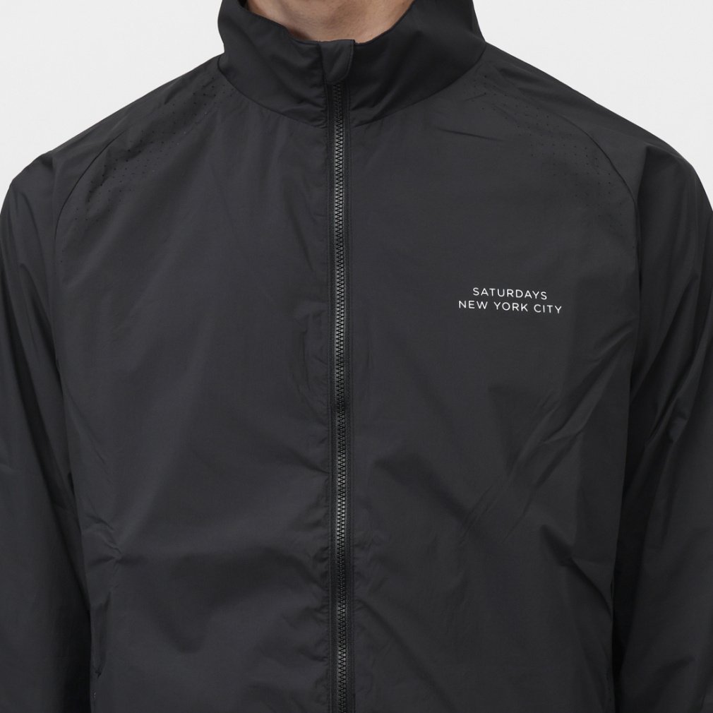 SATURDAYS NEW YORK CITY Men's Golf Wear Punching Slash Logo Stretch Blouson BGL65000