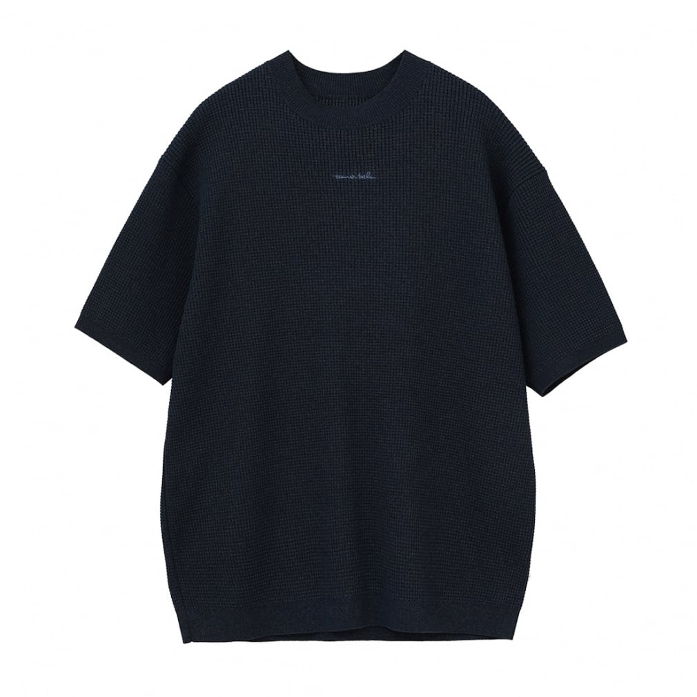 TRAVIS MATHEW Men's Golf Wear S/S Waffle mock-neck Knit 0388624605