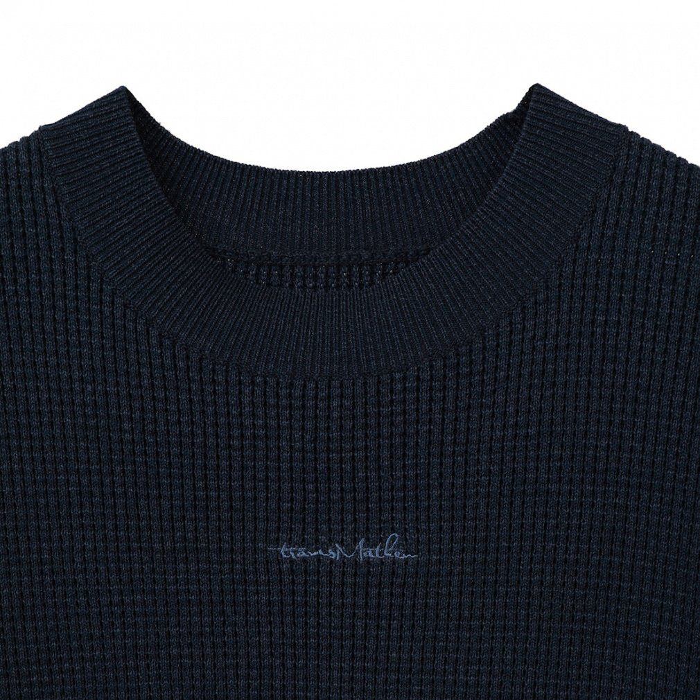 TRAVIS MATHEW Men's Golf Wear S/S Waffle mock-neck Knit 0388624605