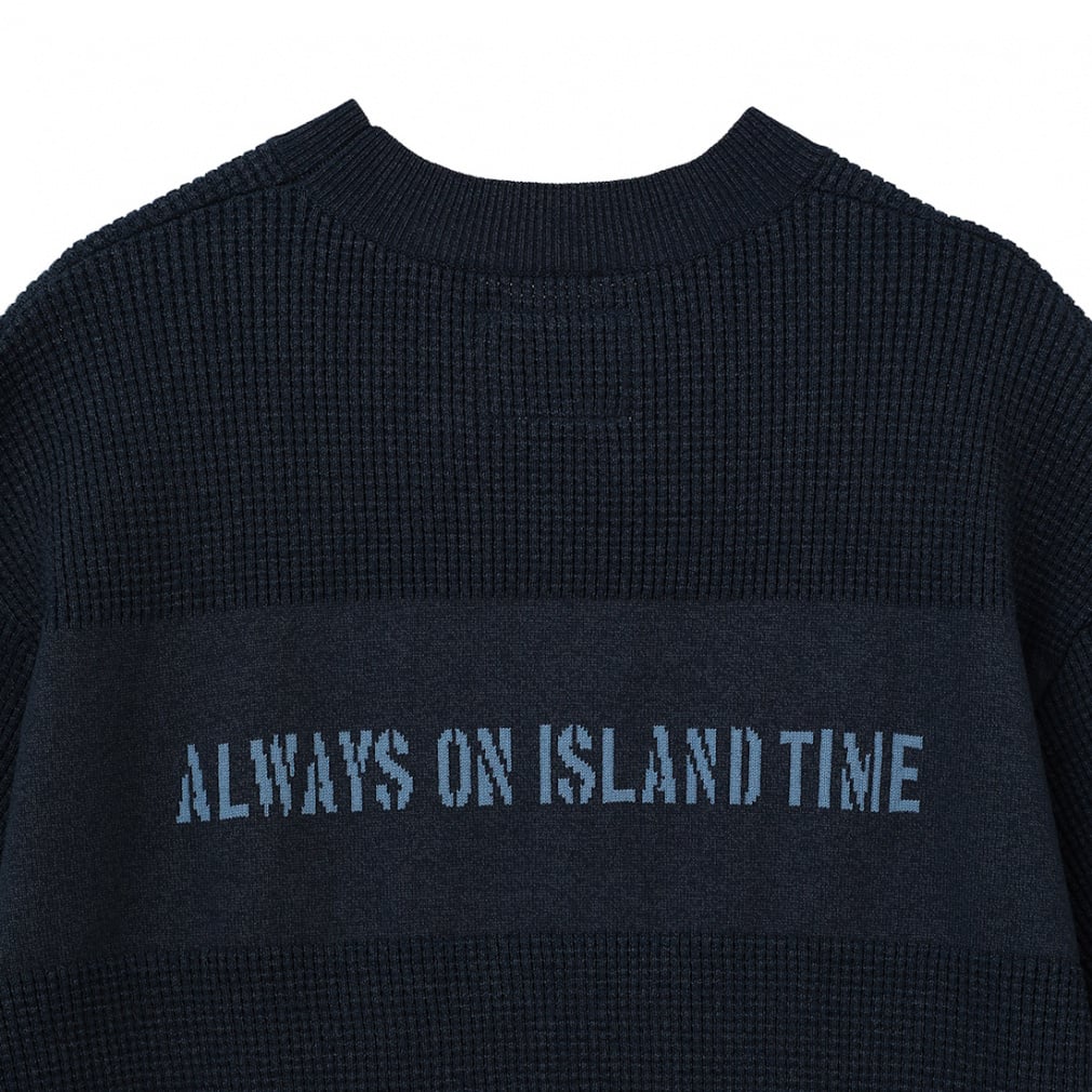 TRAVIS MATHEW Men's Golf Wear S/S Waffle mock-neck Knit 0388624605