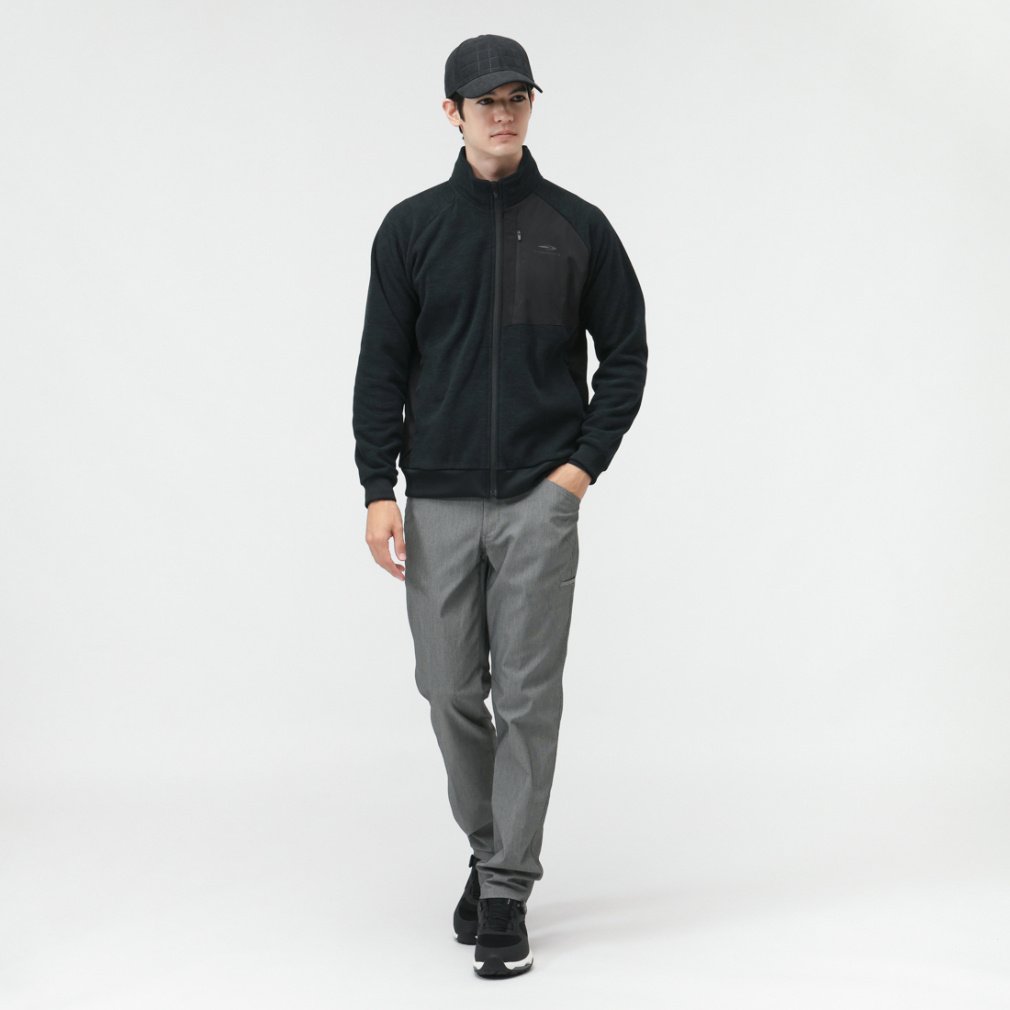 TIGORA Men's Golf Wear iHeat Tricot Lined Knit Fleece Jacket TR-1T1615F-H