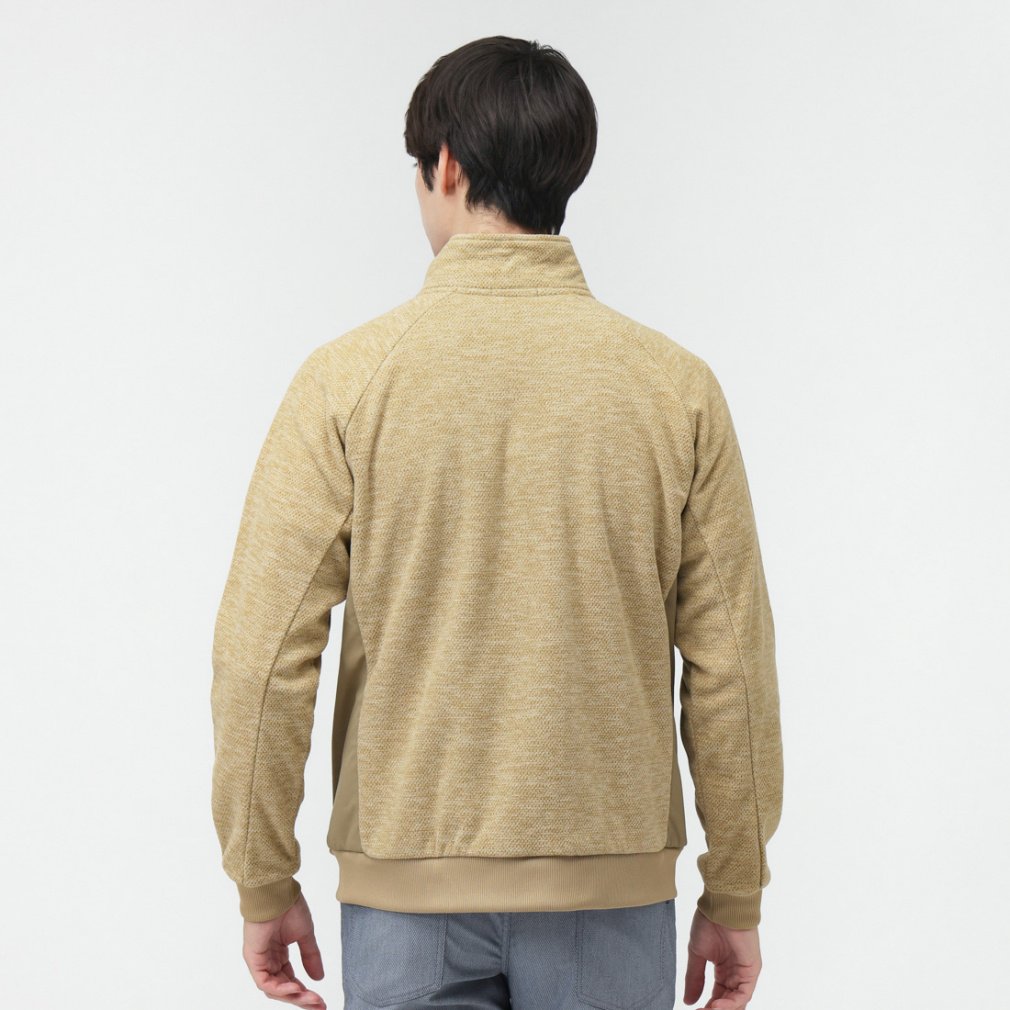 TIGORA Men's Golf Wear iHeat Tricot Lined Knit Fleece Jacket TR-1T1615F-H