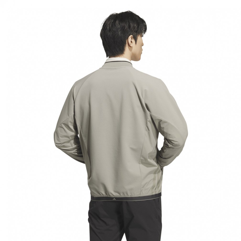 adidas Men's Golf Wear Adizero Water Repellent Lightweight Fabric Mix Full Zip Jacket JWJ82