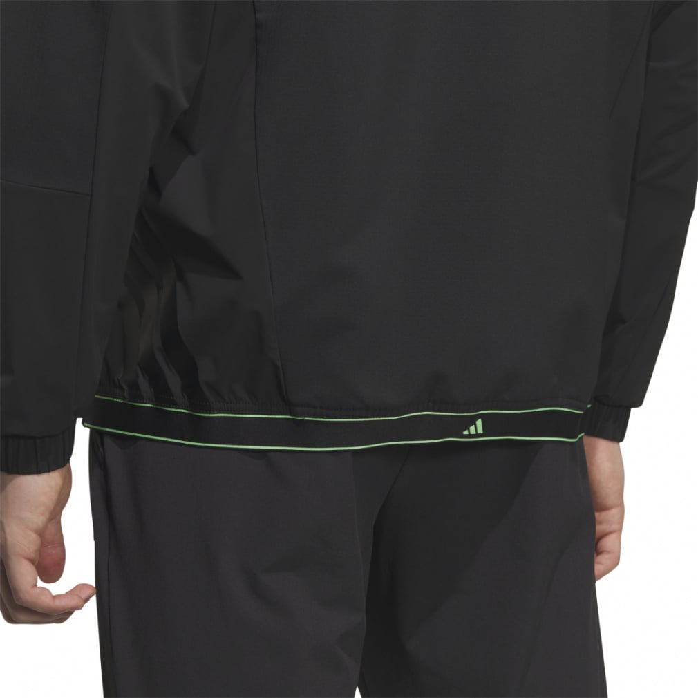 adidas Men's Golf Wear Adizero Water Repellent Lightweight Fabric Mix Full Zip Jacket JWJ82