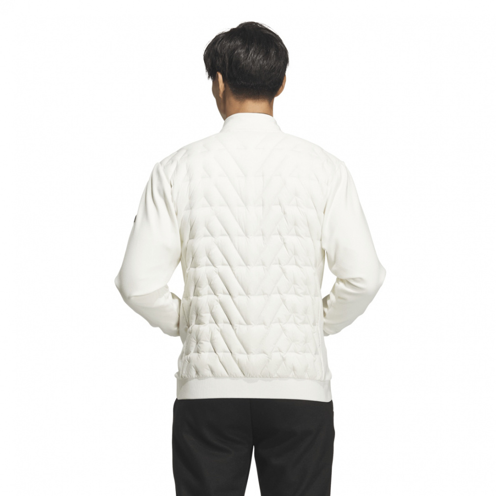 adidas Men's Golf Wear Insulated Quilt Combination Full Zip Jacket JUW78