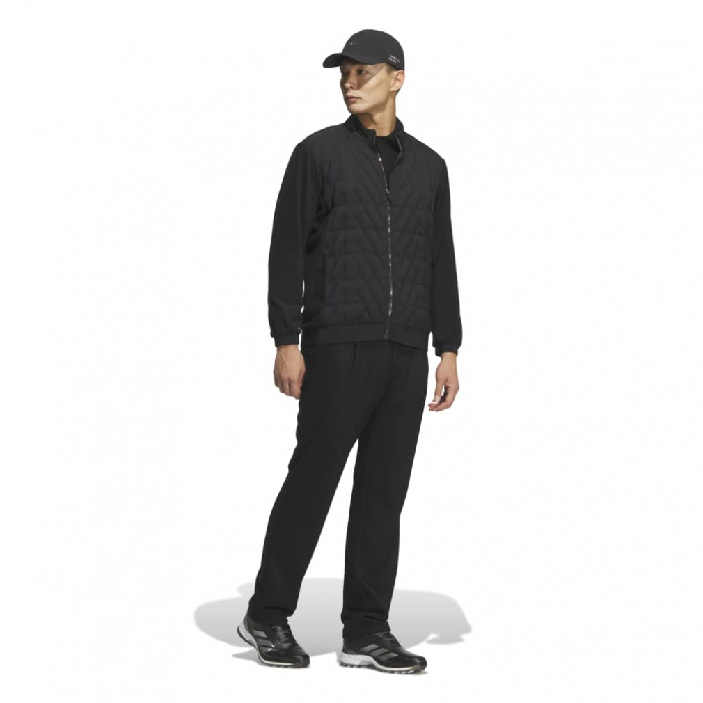 adidas Men's Golf Wear Insulated Quilt Combination Full Zip Jacket JUW78