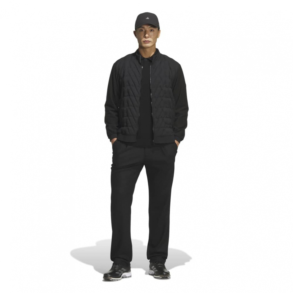 adidas Men's Golf Wear Insulated Quilt Combination Full Zip Jacket JUW78