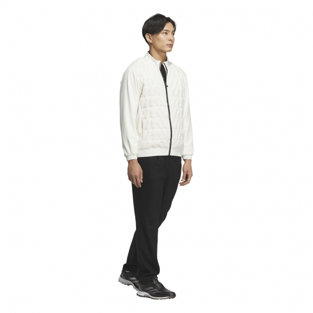 adidas Men's Golf Wear Insulated Quilt Combination Full Zip Jacket JUW78