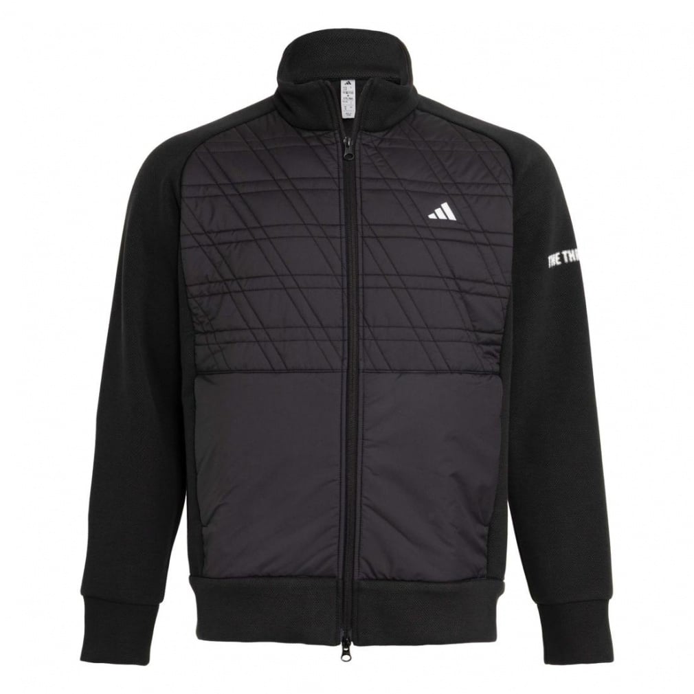 adidas Men's Golf Wear Fabric Mix Full Zip Jacket KL5273