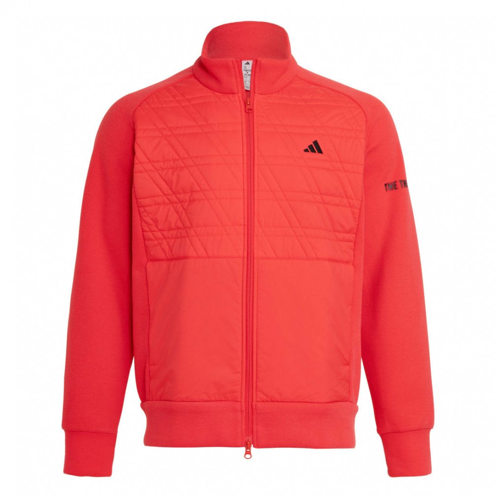 adidas Men's Golf Wear Fabric Mix Full Zip Jacket KL5273